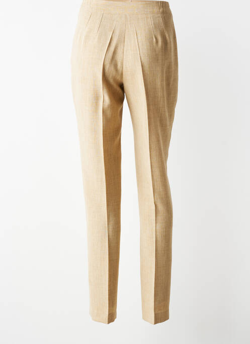 Pantalon slim talie elastică talie înaltă bej JUMFIL femme