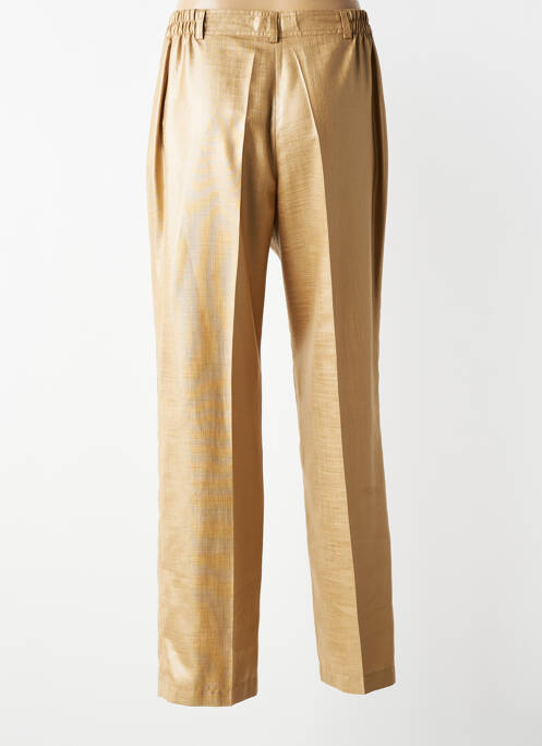 Pantalon drept țesătură crep mărime normală bej JUMFIL femme