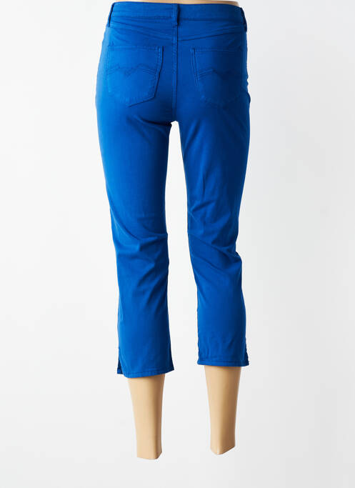 Pantalon trei sferturi elasticitate mărime normală albastru JUMFIL femme