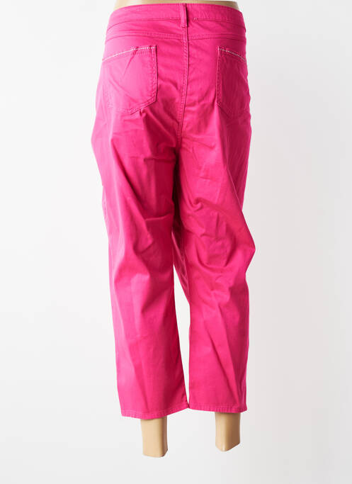 Pantalon trei sferturi elasticitate mărime normală roz MERI & ESCA femme