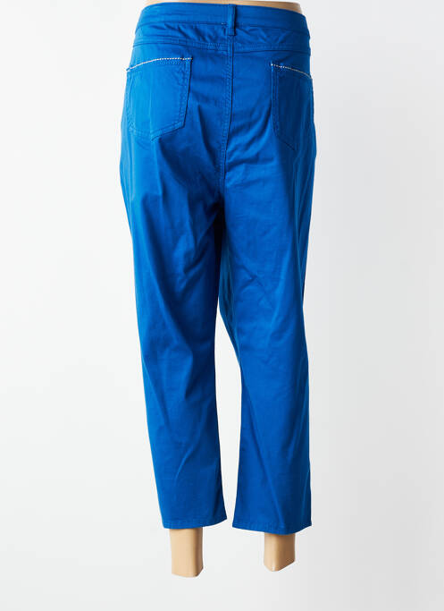 Pantalon 7/8 talie înaltă talie înaltă albastru GUY DUBOUIS femme