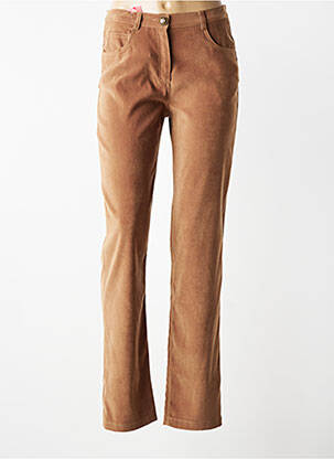 Pantalon slim elasticitate mărime normală bej JUMFIL femeie
