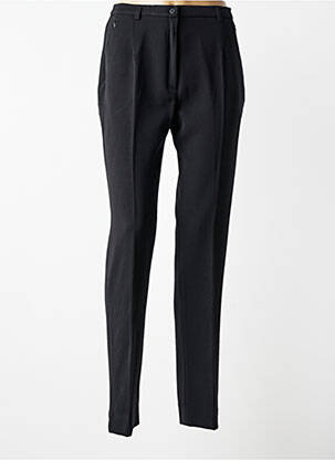 Pantalon slim talie înaltă talie înaltă negru GUY DUBOUIS femeie