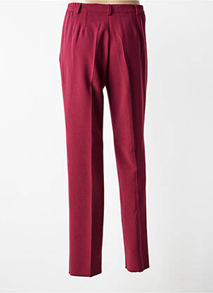 Pantalon slim talie elastică mărime normală roșu JUMFIL femeie