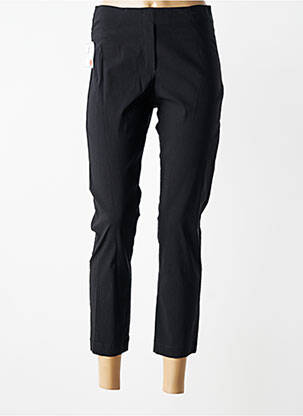Pantalon trei sferturi elasticitate mărime normală negru JUMFIL femeie