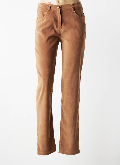 Pantalon slim elasticitate mărime normală bej JUMFIL femme