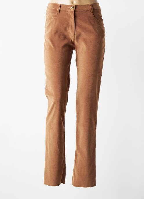 Pantalon slim elasticitate mărime normală bej JUMFIL femme