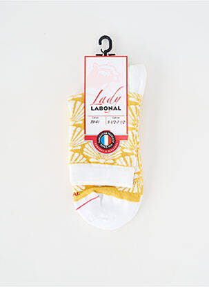 Șosete elasticitate galben LABONAL femme