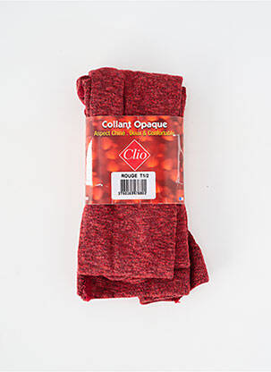 Colanți elasticitate roșu CLIO femeie