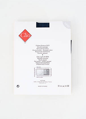 Colanți elasticitate albastru CLIO femeie