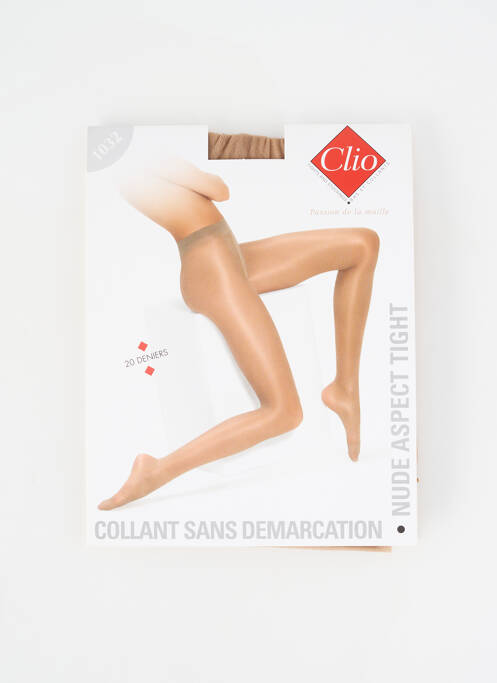 Colanți elasticitate bej CLIO femme