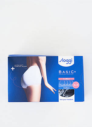 Chilot elasticitate negru SLOGGI femeie
