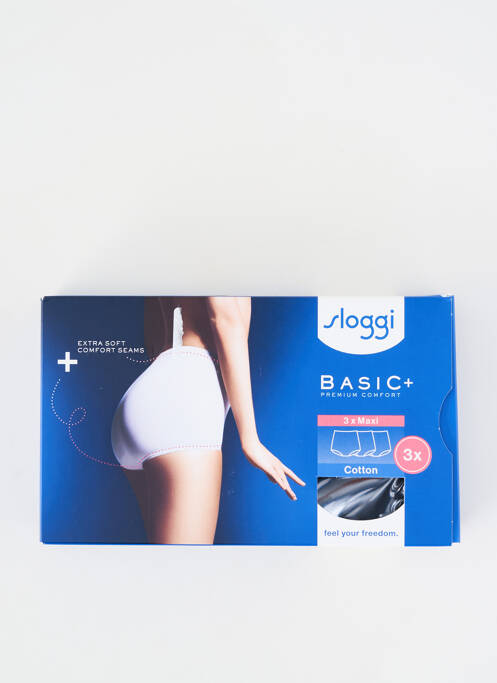 Chilot cu talie înaltă elasticitate negru SLOGGI femme