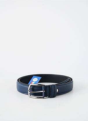 Curea efect material satinat albastru COTIDI homme
