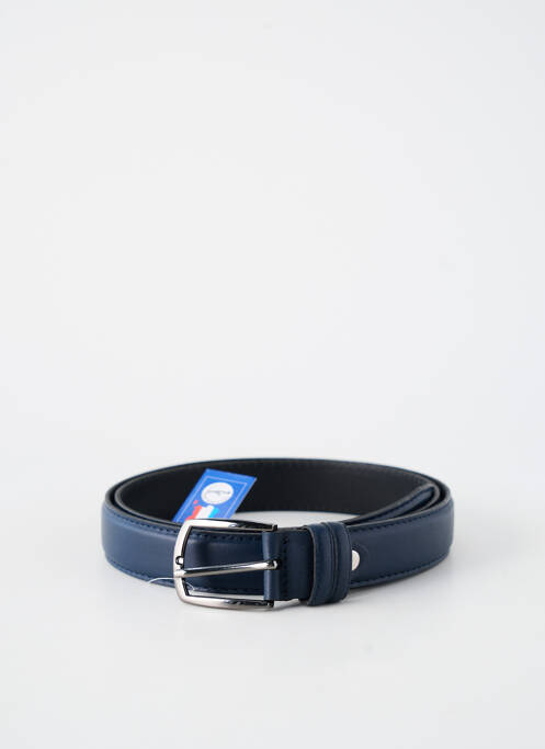 Curea efect material satinat albastru COTIDI homme