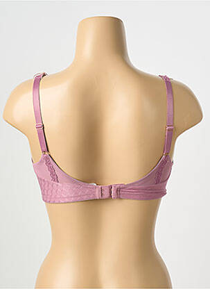Sutien ușoară și transparentă sutien cupe întregi cu decolteu înalt violet FLORALE BY TRIUMPH femeie