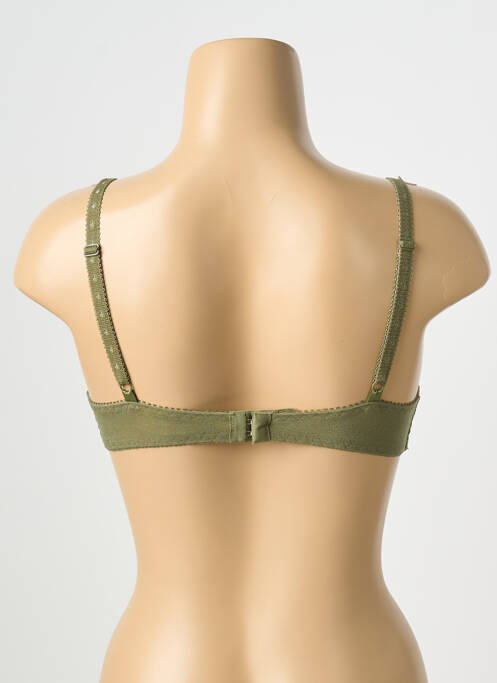 Sutien ușoară și transparentă sutien cupe întregi cu decolteu înalt verde TRIUMPH femme