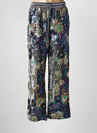 Pantalon drept elasticitate gri DE ROYAL femeie