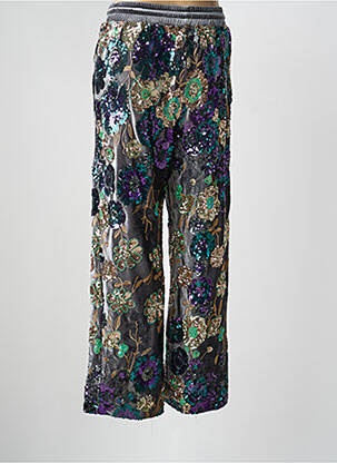 Pantalon drept elasticitate gri DE ROYAL femeie