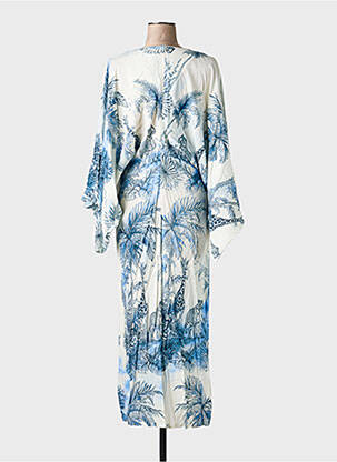 Rochie lungă mâneci lungi mâneci lungi albastru LUMINA femeie