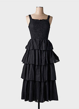 Rochie midi fără mâneci fără mâneci negru CIVICO 1 femme