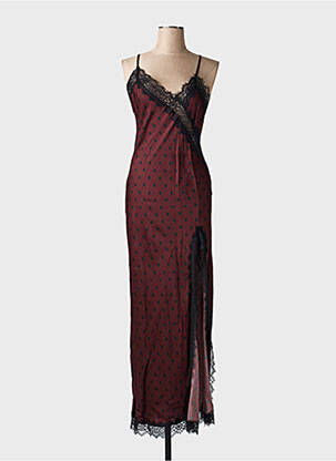 Rochie lungă croială cambrată bretele subțiri violet LUMINA femeie