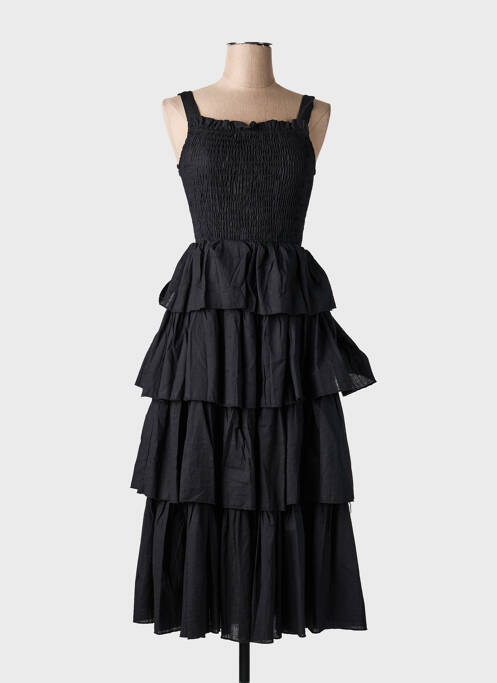 Rochie midi fără mâneci fără mâneci negru CIVICO 1 femme