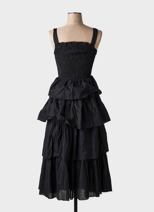 Rochie midi fără mâneci fără mâneci negru CIVICO 1 femme