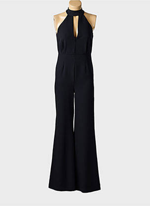 Salopetă-pantalon țesătură crep fără mâneci negru ANGELA DAVIS femme