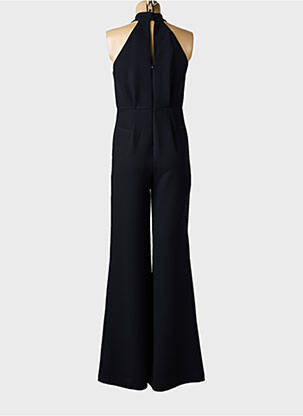 Salopetă-pantalon țesătură crep fără mâneci negru ANGELA DAVIS femeie