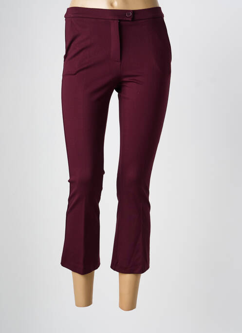 Pantalon 7/8 croială tip țigaretă mărime normală roșu ANGELA DAVIS femme