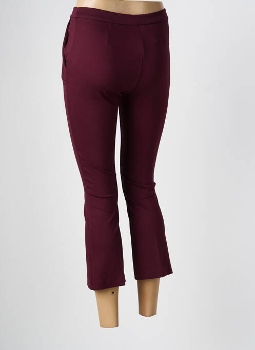 Pantalon 7/8 croială tip țigaretă mărime normală roșu ANGELA DAVIS femme