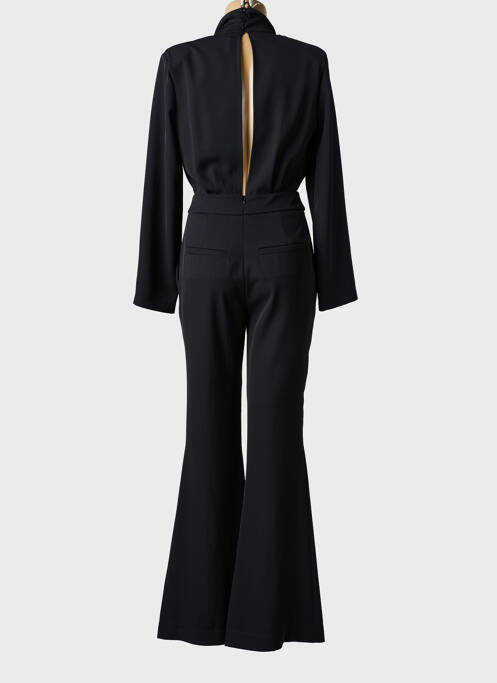 Salopetă-pantalon țesătură crep mâneci lungi negru ANGELA DAVIS femme
