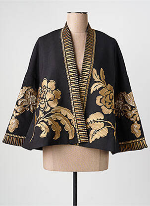Jachete casual croială cambrată negru DE ROYAL femeie