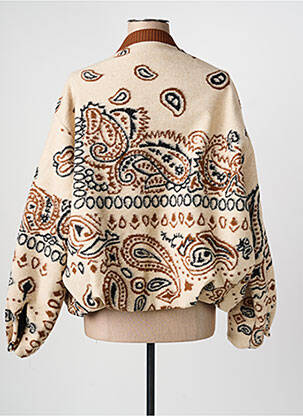 Jachete casual guler rotund bej LUMINA femeie