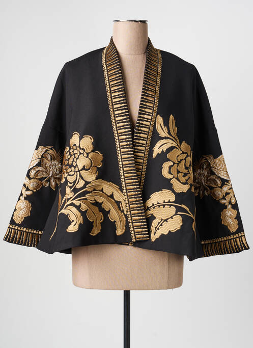 Jachete casual croială cambrată negru DE ROYAL femme