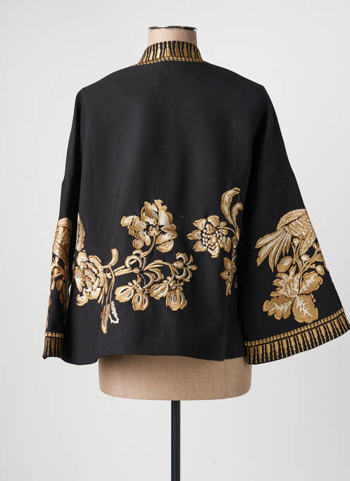Jachete casual croială cambrată negru DE ROYAL femme