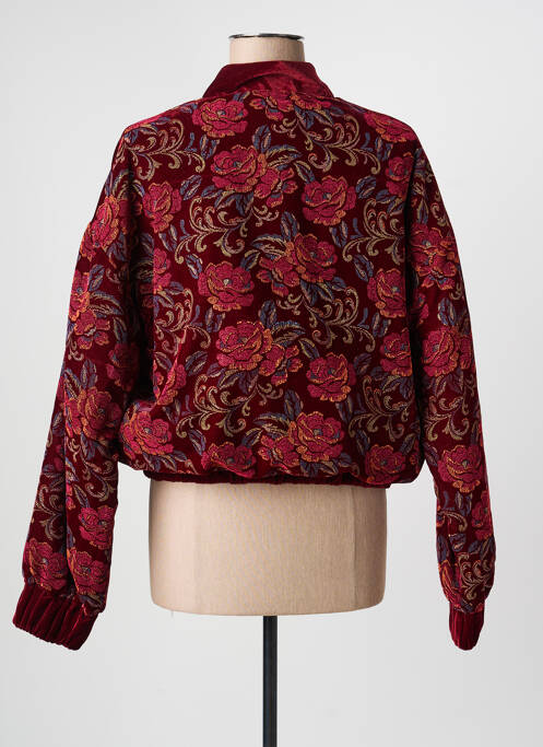 Jachete casual guler rotund roșu ANGELA DAVIS femme