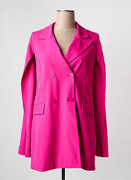 Sacou buzunare roz LUMINA femme