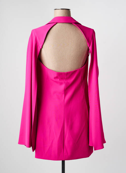 Sacou buzunare roz LUMINA femme