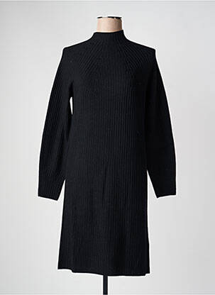 Rochie pulover elasticitate mâneci lungi negru VOLPATO femeie
