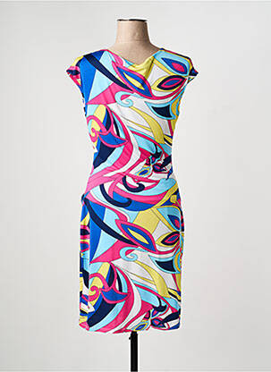 Rochie scurtă fără mâneci fără mâneci albastru LADY LOL femeie