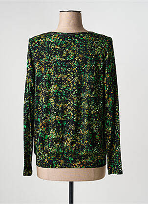 Tricou mâneci lungi mâneci lungi verde SIGNATURE femeie