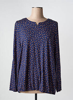 Tricou mâneci lungi mâneci lungi albastru SIGNATURE femeie