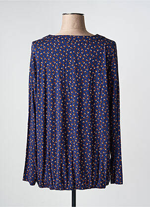 Tricou mâneci lungi mâneci lungi albastru SIGNATURE femeie