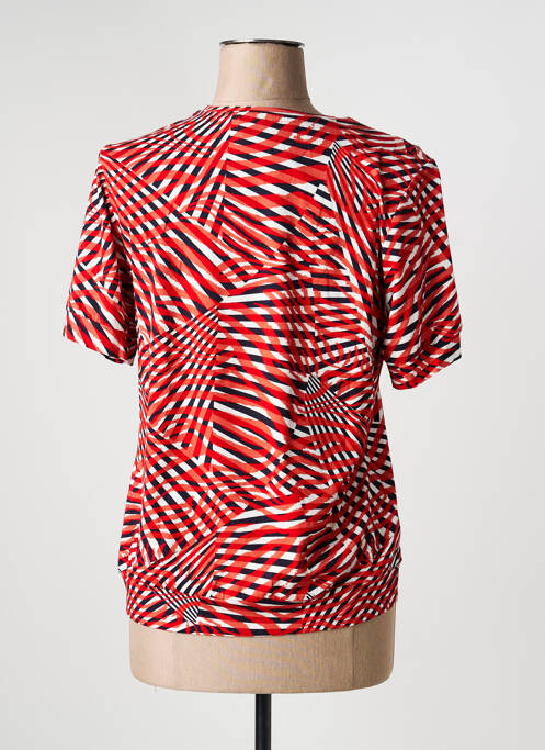 Tricou elasticitate mâneci scurte roșu BRANDTEX femme