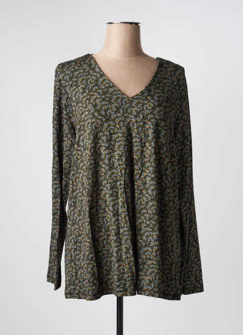 Tricou mâneci lungi mâneci lungi verde CISO femme