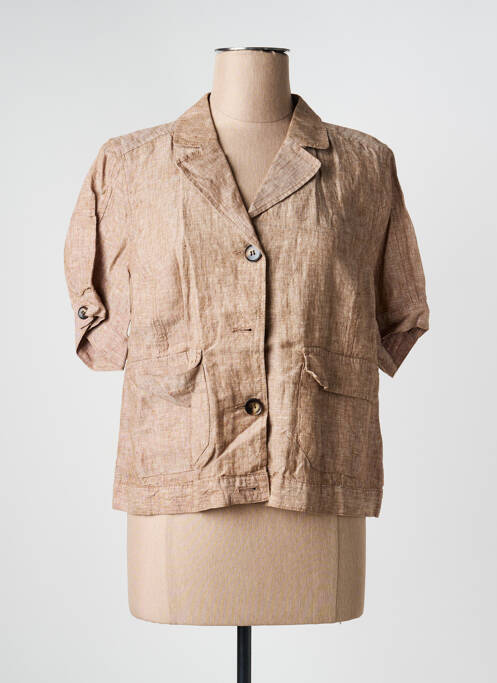 Sacou buzunare maro BRANDTEX femme