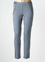 Pantalon slim talie elastică mărime normală albastru BRANDTEX femme