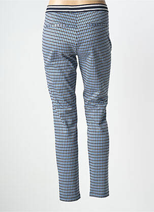 Pantalon slim talie elastică mărime normală albastru BRANDTEX femeie